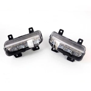 Front Bumper LED Fog Lights Lamps Kit With DRL For 2019 2020 Dodge RAM 1500 DT - Picture 1 of 9