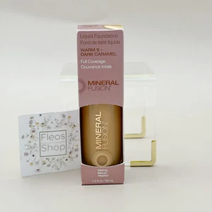 Mineral Fusion Liquid Foundation Warm 5 Dark Caramel - Fresh & 100% Authentic - Picture 1 of 5