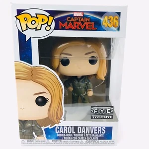 Funko Pop Captain Marvel 436 Carol Danvers (Flight Suit) FYE Exclusive New NM - Picture 1 of 10