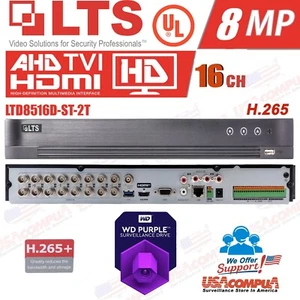 LTS LTD8516D-ST 2TB Platinum Turbo Smart 4K DVR 16ch Analog + 16ch IP(up to 8MP) - Bild 1 von 8