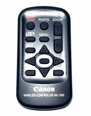 Canon WLD89 Video Camera Remote Control Used Compatible with Canon Camcorders - Image 1 of 3