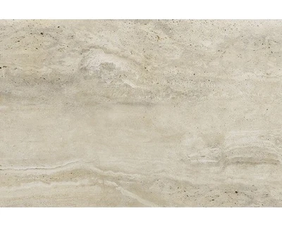 Handmuster zu Feinsteinzeug Terrassenplatte Doumo Travertino beige - Bild 1 von 2