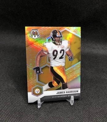 2021 Mosaic James Harrison HONEYCOMB PRIZM COLOR MATCH SSP CASE HIT No. 167 🍯 - Image 1 of 4