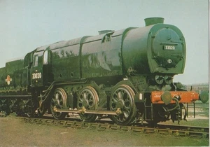Railway Postcard SR Q1 33020 Eastleigh Works 1962 Southern Bulleid 0-6-0 Loco - Picture 1 of 1