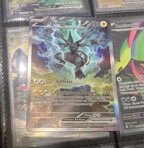 Pokemon Zekrom ex SIR | Deutsch 166/086 Schwarze Blitze | Near Mint - Bild 1 von 4