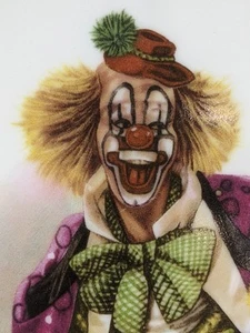 RKG Leander Porzellan Loucky Deko Teller Zirkus Clown Drehteller 8" Vintage - Bild 1 von 7