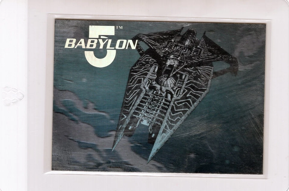 1995 ULTRA BABYLON 5 - HOLOGRAM CARD - ( 3 OF 8 ) NARN WARSHIP - Image 1 of 2