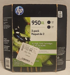 HP 950XL Czarny wkład atramentowy 2-pak (3/2020) D - Zdjęcie 1 z 3