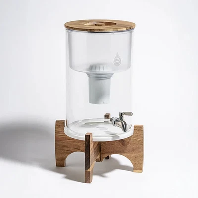 “Stay Fancy, Stay Hydrated – 2 Gallon Glass Water Dispenser with Built-In Filter - Image 1 of 4