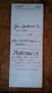 1881 MANUSCRIPT INDENTURE - SHOREHAM HARBOUR PORTSLADE SUSSEX - Picture 1 of 12