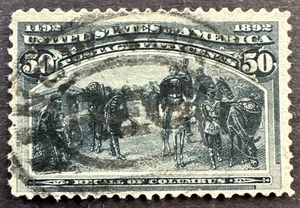 US 189 Scott # 240 Used Stamp Recall of Columbus Columbian Expo - Picture 1 of 2