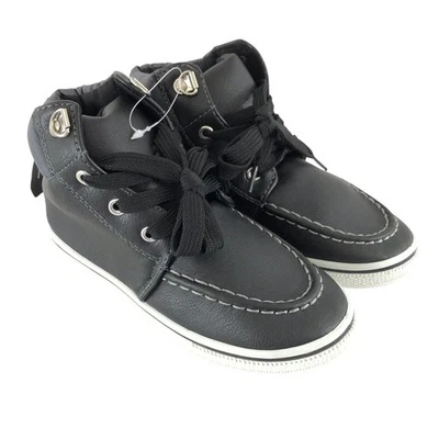 GX Toddler Boys Boots Lace Up Faux Leather Black Size 11 - Image 1 of 4