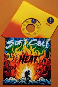 SOFT CELL HEAT  7" US PROMO  VINYL SINGLE 45  - FREE CUSTOM PIC SLEEVE - Bild 1 von 4