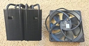 SI-100 Black CPU Air Cooler, 6×6mm Heat Pipes, TL-E12B PWM Quiet Fan CPU Cooler - Zdjęcie 1 z 5