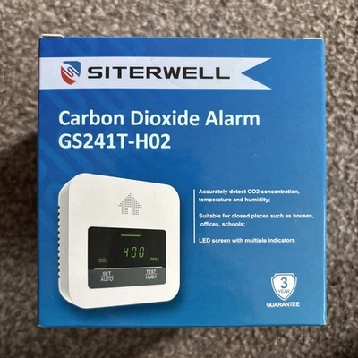 SITERWELL GS241T-H02 Carbon Dioxide Alarm New