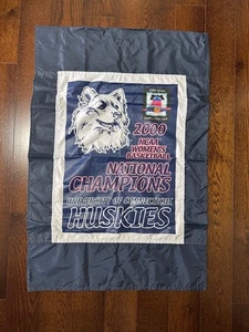 uconn womens basketball 2000 national championship flag University of CT - Picture 1 of 1