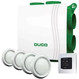 DucoBox Komplettpaket DucoBox Silent Connect 400 m³/h + RFT-bedienung + 4 Ventil - Bild 1 von 7