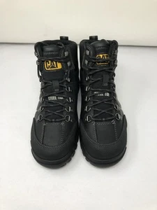 Calzado de trabajo Cat para hombre umbral impermeable punta de acero negro 8 ancho CAT-P90936 - Imagen 1 de 7