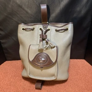 Dooney Bourke Tan Draw String Sling Bag - Picture 1 of 9