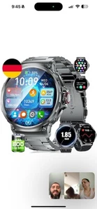 Smartwatch męski, 1.85'' HD Duży ekran / bateria 800 Mah Smartwatch z I - Zdjęcie 1 z 5