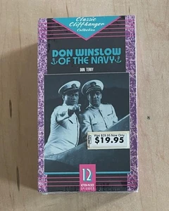 DON WINSLOW OF THE NAVY (1942) Sealed VHS VCI Classic Cliffhanger Collection - Picture 1 of 6