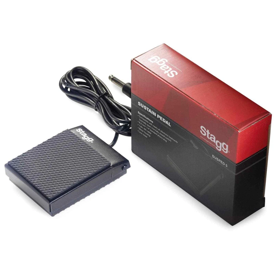 Stagg Keyboard Sustain Pedal mit Polaritätsschalter SUSPED 5