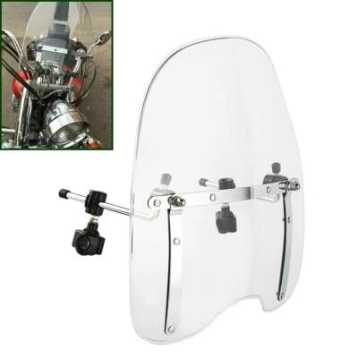 Front Windshield Windscreen Fit Fit For Harley Davidson Dyna Softail SportsterXL - Изображение 1 из 4