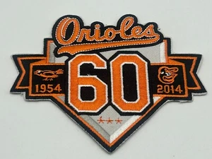2014 Baltimore Orioles 60th Anniversary Season Jersey Sleeve Patch (1954) MLB - Picture 1 of 5