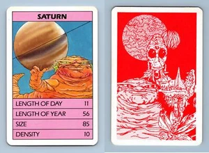 Saturn - Planets & Aliens Waddingtons Super Top Trumps - Picture 1 of 1