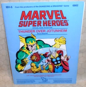 Marvel Super Heroes Thunder Over Jotunheim mit Karte & Magic Viewer - TSR RPG MH-6 - Bild 1 von 5
