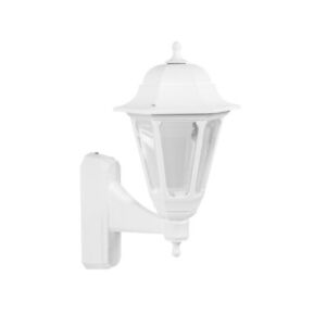 ASD Coach Lantern White Wall Light External Outdoor Polycarbonate & PIR Option
