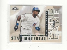 1997 Donruss Limited Fabric of the Game #7 Sammy Sosa Cubs /750