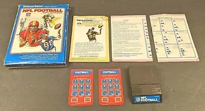 INTELLIVISION NFL FOOTBALL VIDEOSPIEL KOMPLETT MIT OVERLAYS UND HANDBUCH GETESTET - Bild 1 von 1