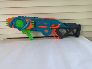 NERF Elite 2.0 Flipshots Flip-32 Blaster - F2553 Rotating Double Barrel Darts - Picture 1 of 12