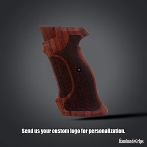 Customizable SIG P210-1/-2/-4/-5/-6/DK M49 Rhomlas Compatible KSD Rosewood Grip - Picture 1 of 5