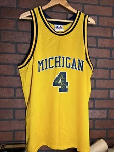 Camiseta deportiva de baloncesto vintage talla XL de Chis Webber de Michigan con logotipo deportivo - Imagen 1 de 6