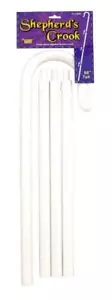 White Shepherds Bo Peep Cane Staff Crook Costume Accessory - Picture 1 of 2