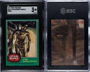 1977 Topps Star Wars C-3PO Anthony Daniels #207 - SGC 3 - Error - Golden Rod - Picture 1 of 1