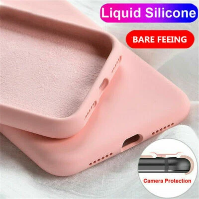 Funda Silicona Líquida Suave Teléfono Xiaomi Redmi Note 13 12 11 Pro 13T 14T Foto 1 de 4