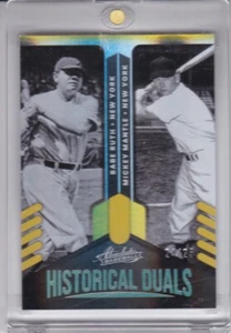 BABE RUTH & MICKEY MANTEL 2022 PANINI ABSOLUTE HISTORISCHE DUALE #24/25 YANKEES - Bild 1 von 2