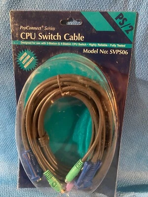 ProConnect Linksys CPU Switch Cable Model SVPS06 NIB - Image 1 of 4
