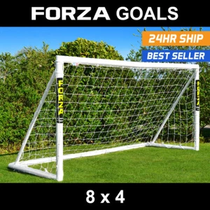 FORZA Football Goal | 8ft x 4ft | Locking Model Garden Goal | Kids Goal | PVC - Picture 1 of 12