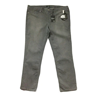 ana Womens Jeans size 3X new nwt $44 Gray Skinny Straight x33"ins Cotton Stretch - Image 1 of 4
