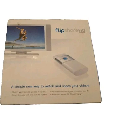 Flip Video FlipShare TV Model CTV1W New In Box - Image 1 of 4