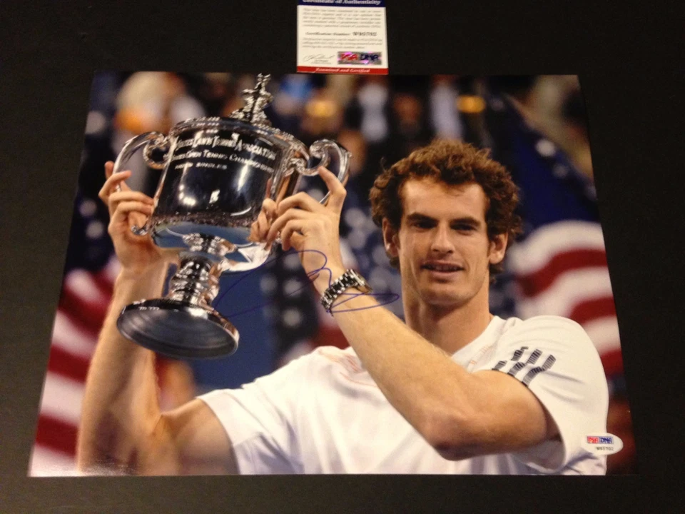 FOTO 11x14 firmada por Andy Murray Wimbledon tenis certificado de autenticidad PSA/ADN Foto 1 de 1