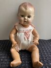 Vintage 1950s American Character Tiny Tears 14” Doll Hard Plastic And Rubber