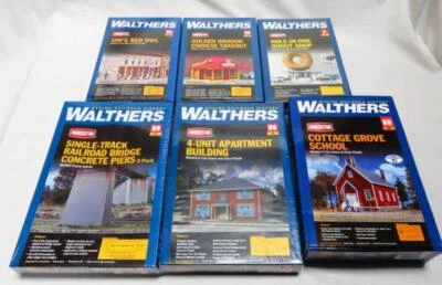 Walthers Cornerstone HO Building Kits - YOU CHOOSE - Sealed NIB - Image 1 of 4