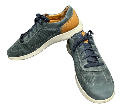 ECCO MOCASSINI SLIP ON UOMO MULTICOLORE BLU PELLE TOMAIA STRINGATI TAGLIA 46