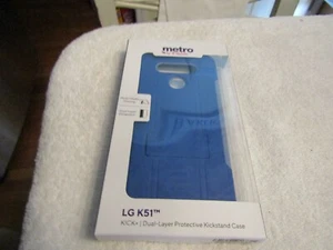 T Mobile Metro LG K51 Kick Dual Layer Protective Kickstand Case NEW PRO1970 - Picture 1 of 2