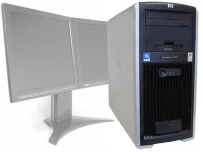 HP XW8000 Workstation 2x Intel Xeon 3.06GHz RAM 2GB NVS 280 Dual Monitor support - Image 1 of 3